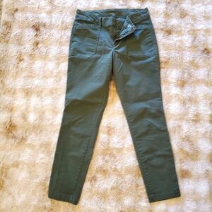 Old Navy Women's Pixie Chinos, Green, Size 6